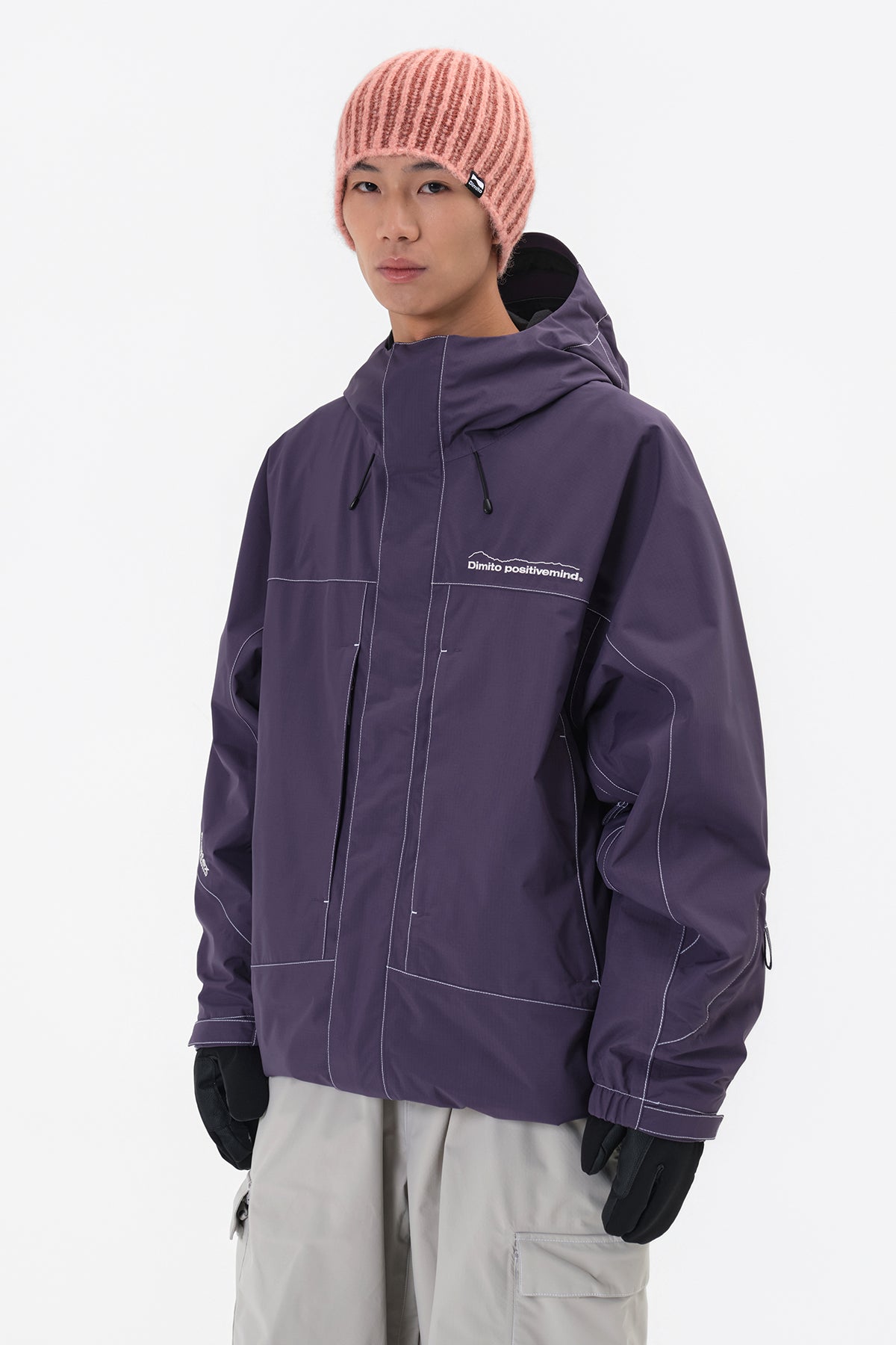 VERT WORKS LINE JACKET GRAPE