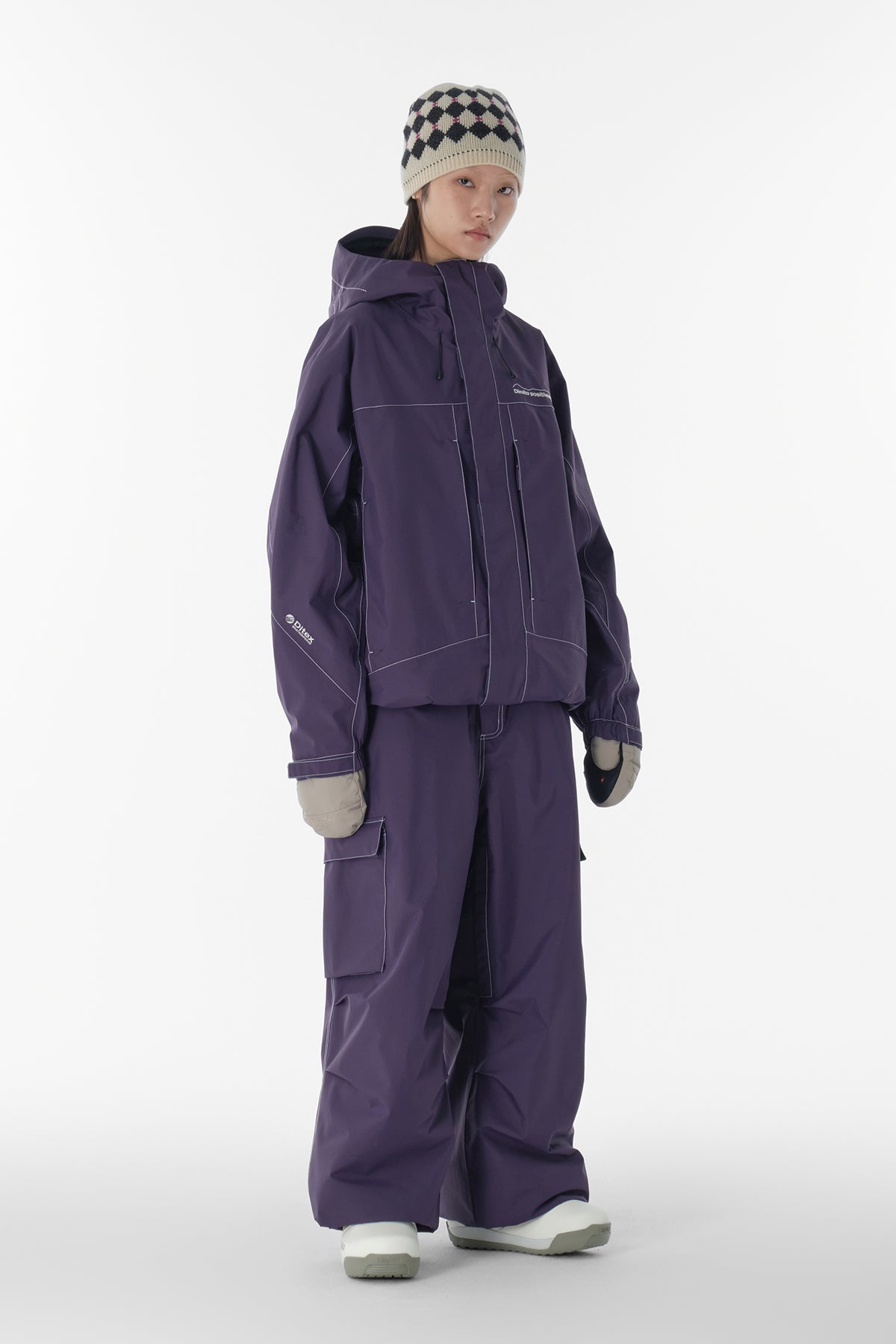 VERT WORKS LINE JACKET GRAPE