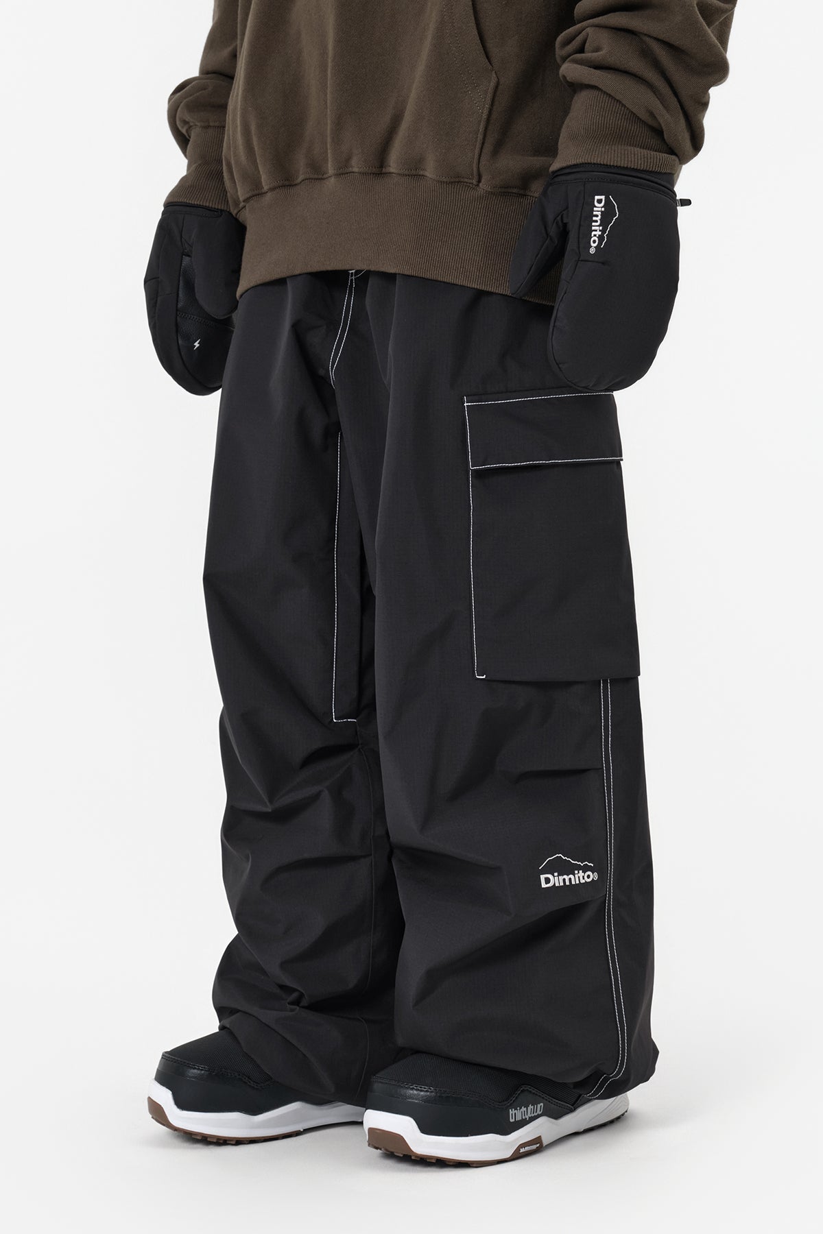 VERT WORKS LINE PANTS (WIDE FIT LV.1) BLACK