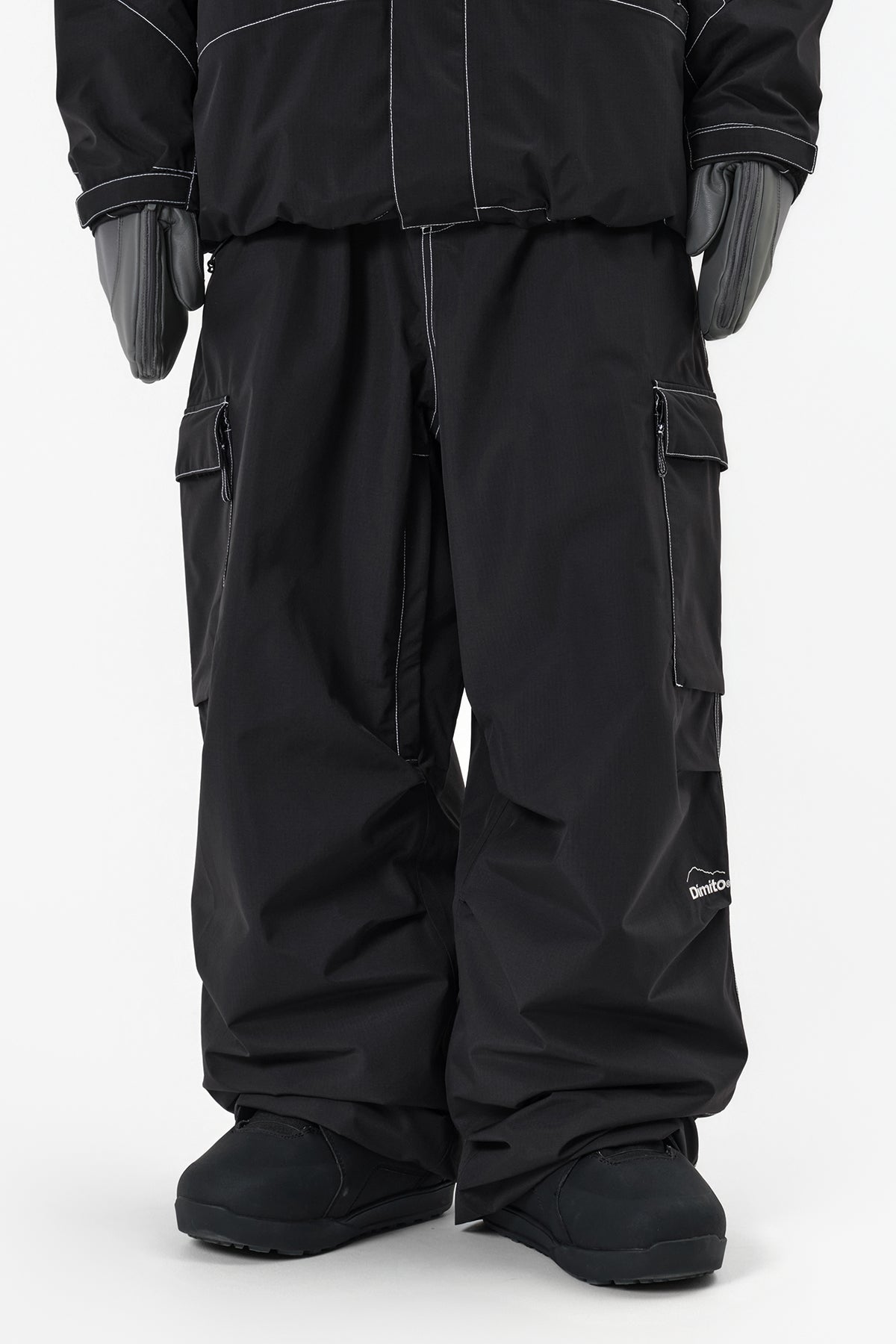 VERT WORKS LINE PANTS (WIDE FIT LV.1) BLACK