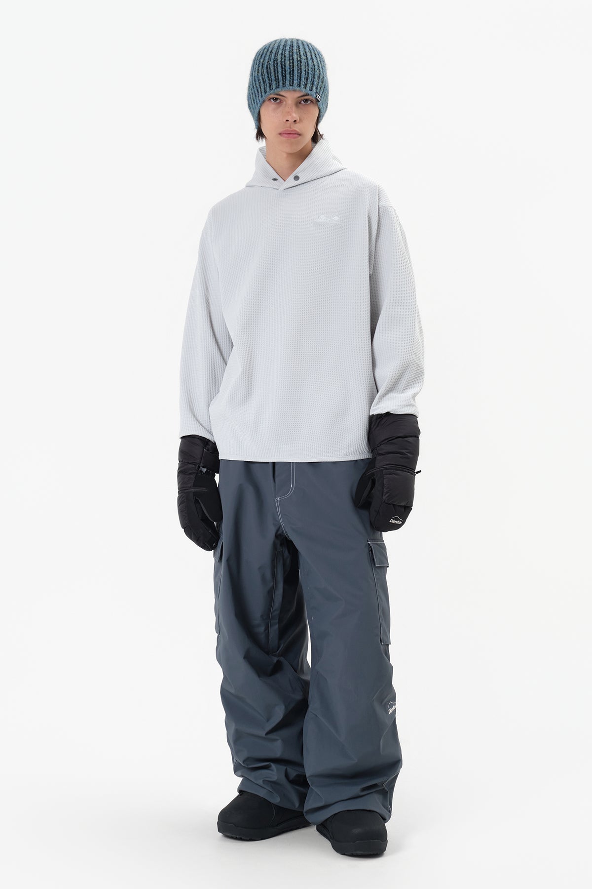 [INVITED] WORKS LINE PANTS (WIDE FIT LV.1) DARK SLATE