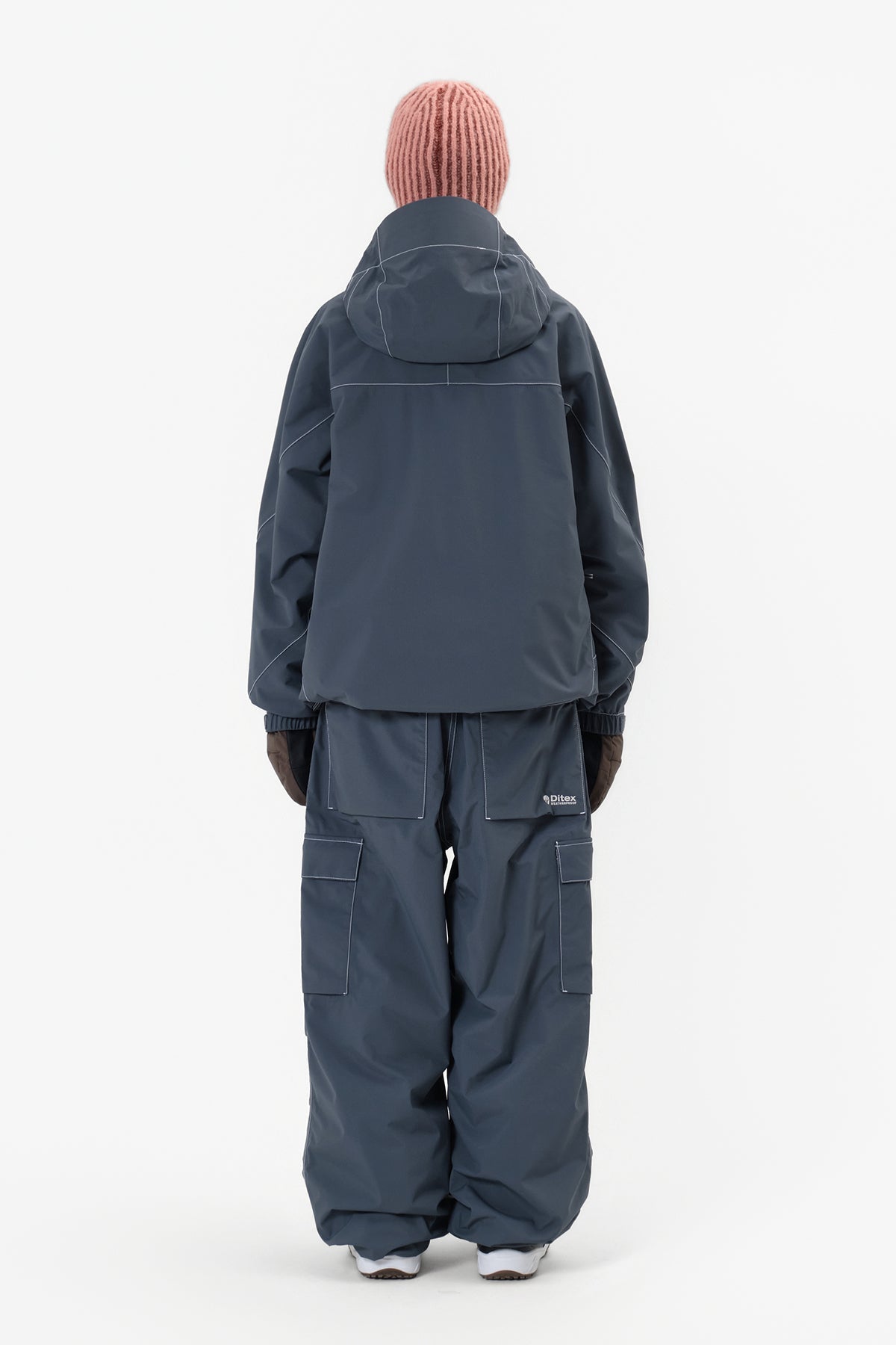 [INVITED] WORKS LINE PANTS (WIDE FIT LV.1) DARK SLATE