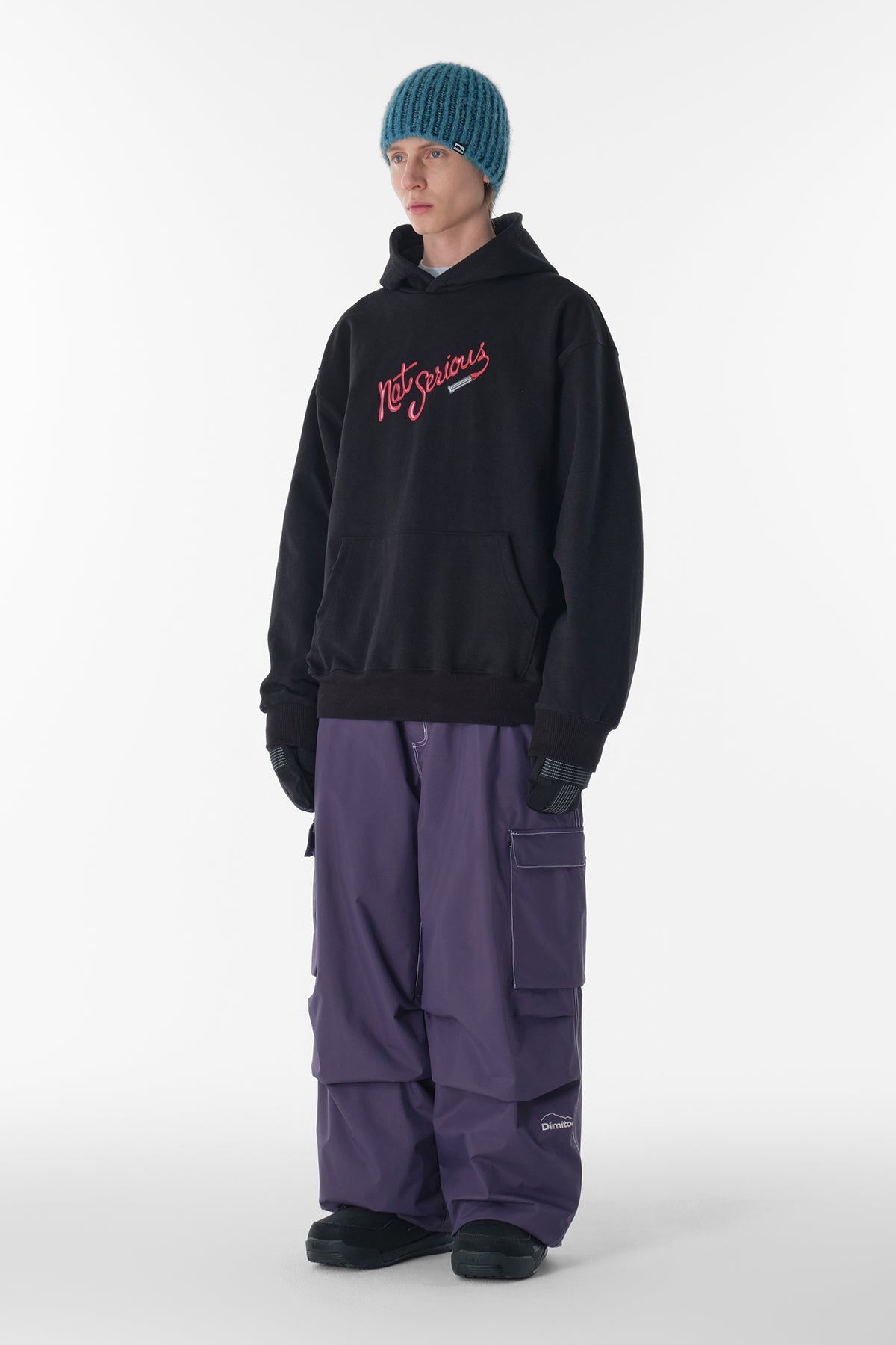 [INVITED] WORKS LINE PANTS (WIDE FIT LV.1) GRAPE