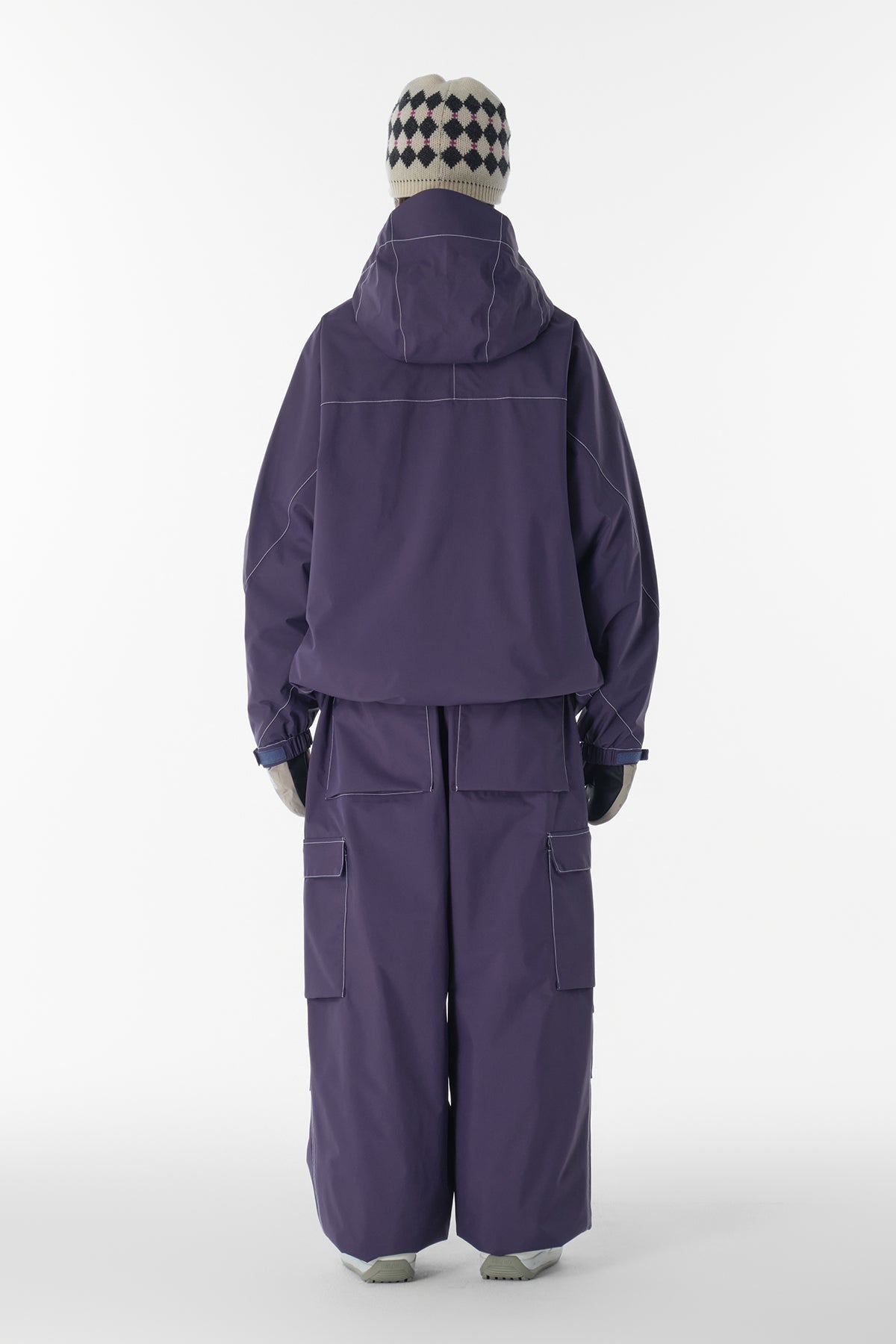[INVITED] WORKS LINE PANTS (WIDE FIT LV.1) GRAPE