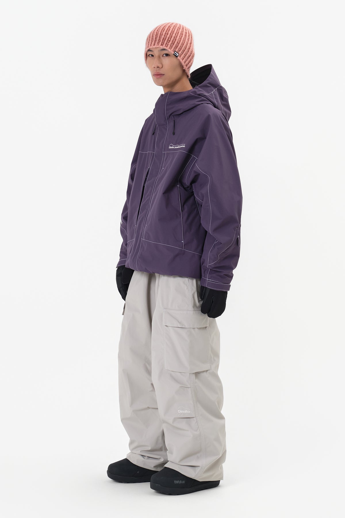 [INVITED] WORKS LINE PANTS (WIDE FIT LV.1) OATMEAL