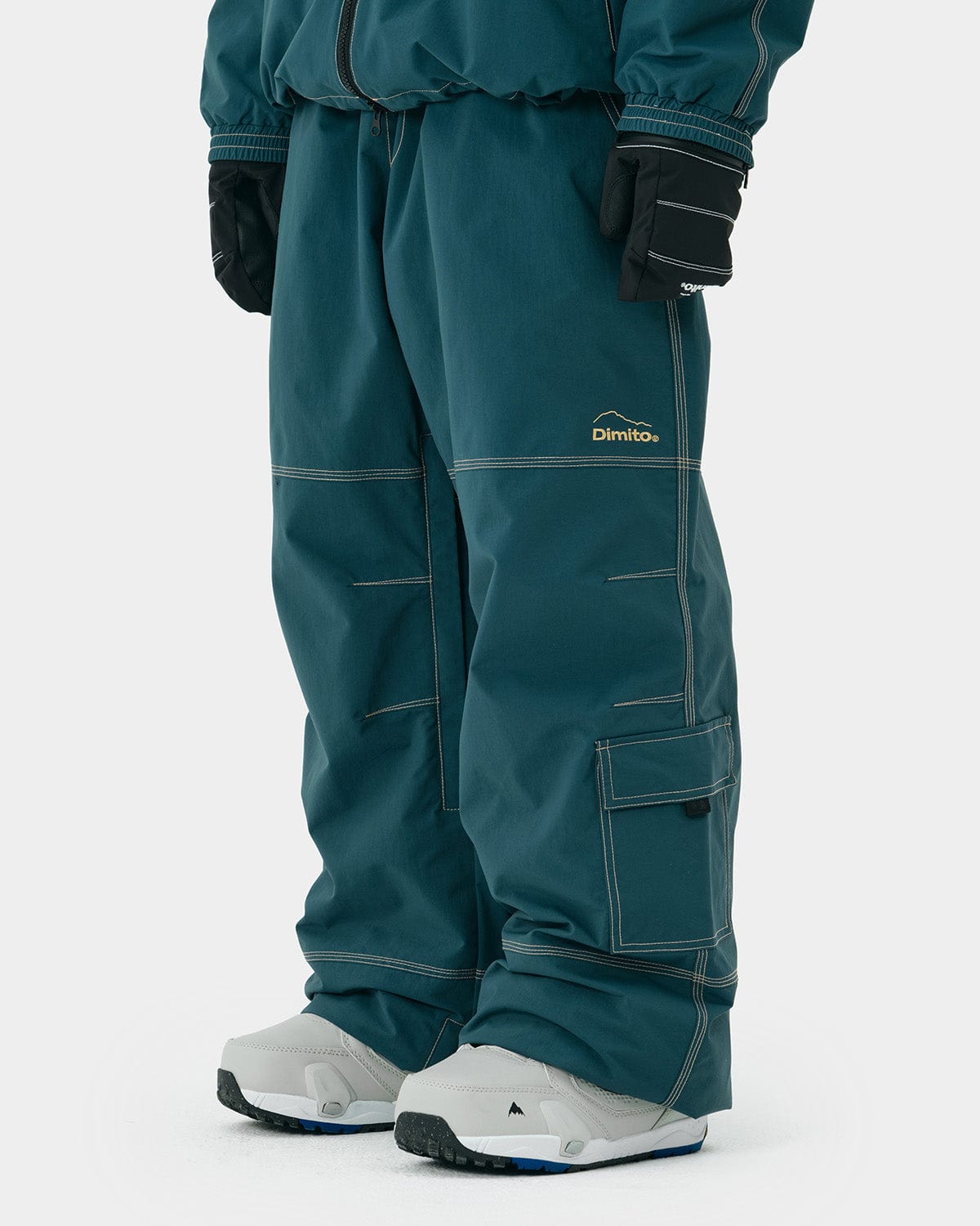 WORKS WIDE PANTS DEEP GREEN (Wide Fit) – DIMITO INTERNATIONAL